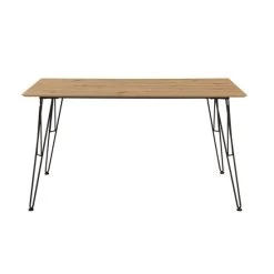 Bester Verkauf 🌟 Inter Link Tisch Tacona Metall - Eiche Artisan Nachbildung ⌛