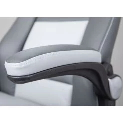 Auslauf 🎉 Inter Link Drehstuhl Elexo Hell-/Dunkelgrau PU/Mesh 🎁 -Günstiges Interlink Geschäft unnamed file 1191