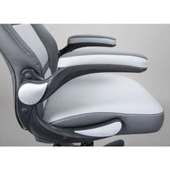 Auslauf 🎉 Inter Link Drehstuhl Elexo Hell-/Dunkelgrau PU/Mesh 🎁 -Günstiges Interlink Geschäft unnamed file 1194