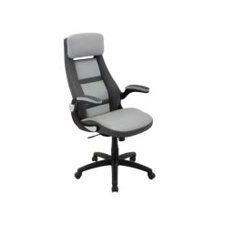 Auslauf 🎉 Inter Link Drehstuhl Elexo Hell-/Dunkelgrau PU/Mesh 🎁 -Günstiges Interlink Geschäft unnamed file 1195