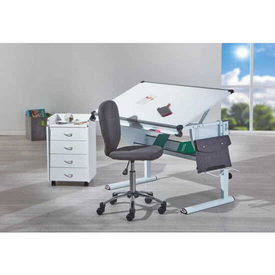 Top 10 🔔 Inter Link Ergonomischer Schreibtisch Schühlerschreibtisch Kindertisch Matts 3 In 1 Weiss Höhenverstellbar Neigbar ✔️ 5 Top 10 🔔 Inter Link Ergonomischer Schreibtisch Schühlerschreibtisch Kindertisch Matts 3 In 1 Weiss Höhenverstellbar Neigbar ✔️ – Bild 3