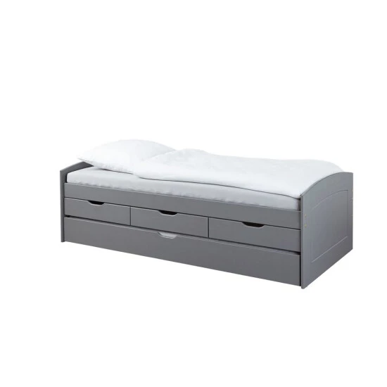 Bestes Angebot đ Inter Link Funktionsbett Mit 2 LiegeflĂ€chen GĂ€stebett Kinderbett Rieka Massivholz Grau 90 X 200 Cm Inkl. Extra LiegeflĂ€che 3 Schubladen đ„ 4 Bestes Angebot đ Inter Link Funktionsbett Mit 2 LiegeflĂ€chen GĂ€stebett Kinderbett Rieka Massivholz Grau 90 X 200 Cm Inkl. Extra LiegeflĂ€che 3 Schubladen đ„ â Bild 2