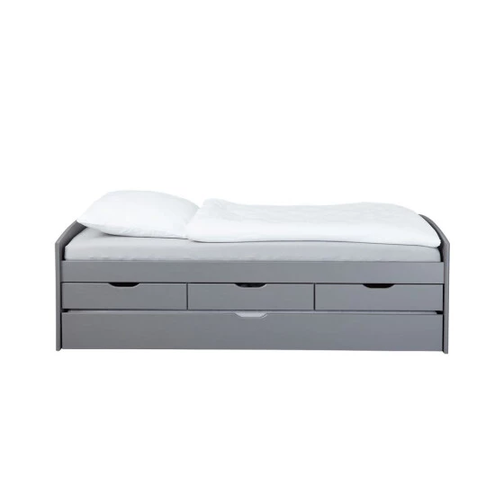 Bestes Angebot đ Inter Link Funktionsbett Mit 2 LiegeflĂ€chen GĂ€stebett Kinderbett Rieka Massivholz Grau 90 X 200 Cm Inkl. Extra LiegeflĂ€che 3 Schubladen đ„ 6 Bestes Angebot đ Inter Link Funktionsbett Mit 2 LiegeflĂ€chen GĂ€stebett Kinderbett Rieka Massivholz Grau 90 X 200 Cm Inkl. Extra LiegeflĂ€che 3 Schubladen đ„ â Bild 4