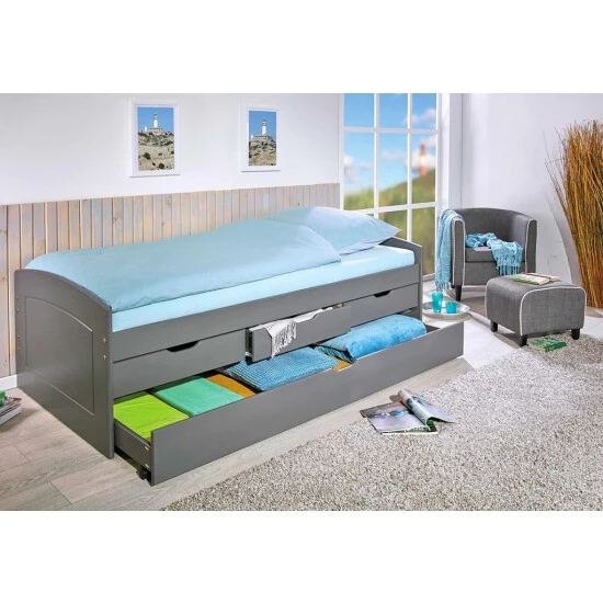 Bestes Angebot đ Inter Link Funktionsbett Mit 2 LiegeflĂ€chen GĂ€stebett Kinderbett Rieka Massivholz Grau 90 X 200 Cm Inkl. Extra LiegeflĂ€che 3 Schubladen đ„ 12 Bestes Angebot đ Inter Link Funktionsbett Mit 2 LiegeflĂ€chen GĂ€stebett Kinderbett Rieka Massivholz Grau 90 X 200 Cm Inkl. Extra LiegeflĂ€che 3 Schubladen đ„ â Bild 10