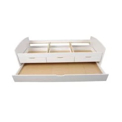 Schlussverkauf 👍 Inter Link Stauraumbett Mit 2 Liegeflächen Rieka Massivholz Weiss 90 X 200 Cm 3 Schubladen Funktionsbett Schlafzimmer Kinderzimmer Inkl. Gästeliege 👏 -Günstiges Interlink Geschäft unnamed file 174