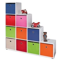 Bestpreis 👏 Inter Link Raumteiler Regal Bücherregal Wandregal Aktenregal Wohnzimmer Caboto 10 Weiß 10 Fächer 🌟