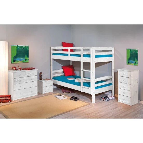 Blitzangebot 😍 Inter Link Stabiles Hochbett Etagenbett Kinderbett Annika Massivholz Weiß 90 X 200 Cm Inkl. 2 Lattenrost ✔️ 4 Blitzangebot 😍 Inter Link Stabiles Hochbett Etagenbett Kinderbett Annika Massivholz Weiß 90 X 200 Cm Inkl. 2 Lattenrost ✔️ – Bild 2