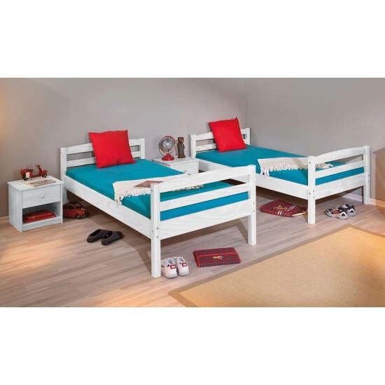 Blitzangebot 😍 Inter Link Stabiles Hochbett Etagenbett Kinderbett Annika Massivholz Weiß 90 X 200 Cm Inkl. 2 Lattenrost ✔️ 5 Blitzangebot 😍 Inter Link Stabiles Hochbett Etagenbett Kinderbett Annika Massivholz Weiß 90 X 200 Cm Inkl. 2 Lattenrost ✔️ – Bild 3