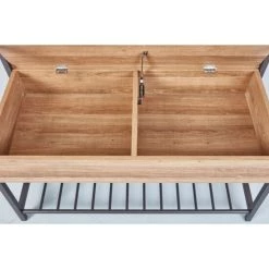 Budget ⭐ Inter Link Schuhbank Sitzbank 👟 Shoeplace Eiche Nachbildung Anthrazit Stauraum Schuhregal Eingangsbereich ⭐ -Günstiges Interlink Geschäft unnamed file 234