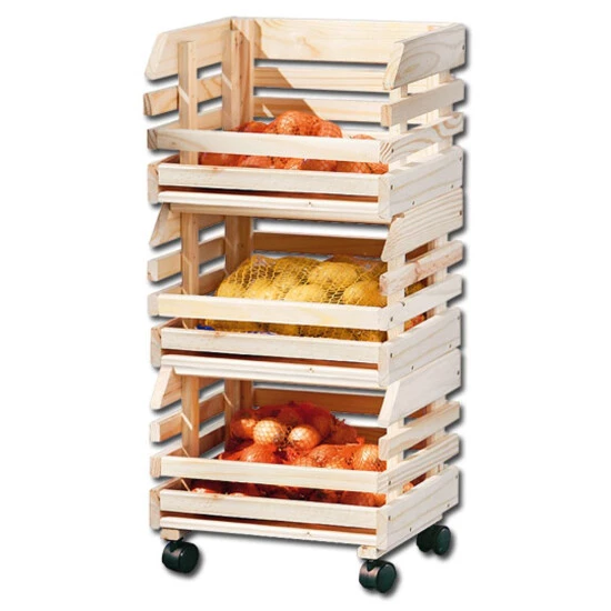 Budget 😀 Inter Link Küchenwagen Stapelkiste Aufbewahrungsbox Fruits Küche Keller Vorratsraum Rollen Klein 🛒 3 Budget 😀 Inter Link Küchenwagen Stapelkiste Aufbewahrungsbox Fruits Küche Keller Vorratsraum Rollen Klein 🛒