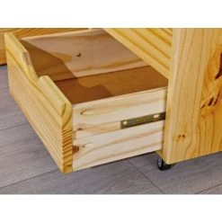 Bestpreis ✔️ Inter Link Funktionsbett Stauraumbett Einzelbett Class Massivholz Natur 140 X 200 Cm Inkl. Rost 🎉 -Günstiges Interlink Geschäft unnamed file 365