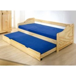 Auslauf 😉 Inter Link Interlink Bett 90x200 Cm Kinderbett Funktionsbett Sofabett Massivholzbett Gästebett Natur 😉 -Günstiges Interlink Geschäft unnamed file 374