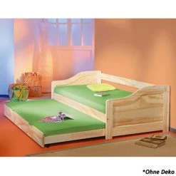 Auslauf 😉 Inter Link Interlink Bett 90x200 Cm Kinderbett Funktionsbett Sofabett Massivholzbett Gästebett Natur 😉 -Günstiges Interlink Geschäft unnamed file 375