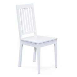 Billig 🔥 Inter Link 2 X Esszimmerstuhl Im Landhausstil Westerland-7.1 Massivholz Weiss Esszimmerstühle Im 2er SET 🔥