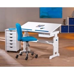 Schlussverkauf ❤️ Inter Link Ergonomischer Kinderschreibtisch Schreibtisch Baru Massivholz Weiss Höhenverstellbar Neigbar 🔥 -Günstiges Interlink Geschäft unnamed file 48