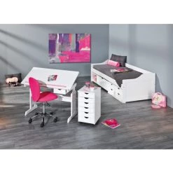 Schlussverkauf ❤️ Inter Link Ergonomischer Kinderschreibtisch Schreibtisch Baru Massivholz Weiss Höhenverstellbar Neigbar 🔥 -Günstiges Interlink Geschäft unnamed file 50