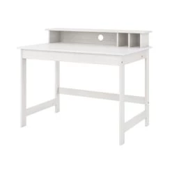 Schlussverkauf ✔️ Inter Link Schreibtisch HILDA Kiefer Massiv Weiss Lackiert 🔔