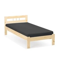 Budget ⌛ Inter Link Bett Jana 90x200 Cm Natur Lackiert 🔔