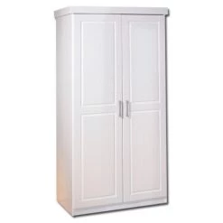 Billig 💯 Inter Link Kleiderschrank Schlafzimmerschrank Schlafzimmer Hakon Massivholz Weiß 2 Türen 😍