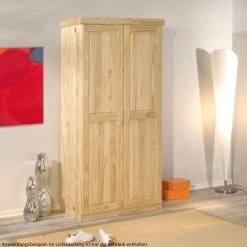 Auslauf 👏 Inter Link Kleiderschrank Schlafzimmerschrank Schlafzimmer Leon Massivholz Natur 2 Türen 😉 -Günstiges Interlink Geschäft unnamed file 631