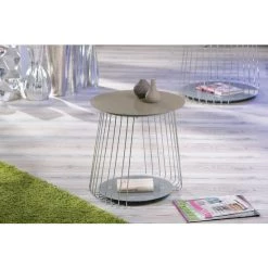 Rabatt 🌟 Inter Link Design Beistelltisch Couchtisch Rivoli Cappuccino Glas Metall ⌛ -Günstiges Interlink Geschäft unnamed file 636