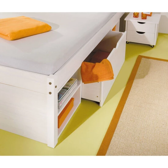 Top 10 ✔️ Inter Link Funktionsbett Stauraumbett Doppelbett Till Massiv Weiß 160 X 200 Cm Inkl. Schubladen Schubkasten Nachtkommode Rost 🎉 5 Top 10 ✔️ Inter Link Funktionsbett Stauraumbett Doppelbett Till Massiv Weiß 160 X 200 Cm Inkl. Schubladen Schubkasten Nachtkommode Rost 🎉 – Bild 3