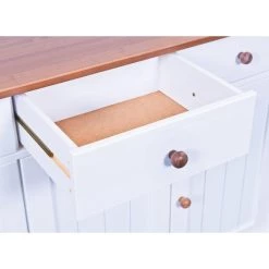 Großhandel 🥰 Inter Link Buffet Westerland Buffet-13.2. Massivholz Weiss ❤️ -Günstiges Interlink Geschäft unnamed file 688