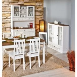 Großhandel 🥰 Inter Link Buffet Westerland Buffet-13.2. Massivholz Weiss ❤️ -Günstiges Interlink Geschäft unnamed file 690