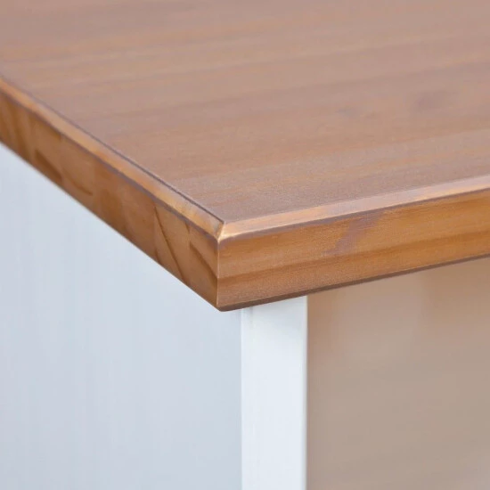 Großhandel ✔️ Inter Link TV Konsole Lowboard Westerland TV-12.2. Massivholz Weiss 3 Schubladen Inkl. Kabeldurchlass 🌟 5 Großhandel ✔️ Inter Link TV Konsole Lowboard Westerland TV-12.2. Massivholz Weiss 3 Schubladen Inkl. Kabeldurchlass 🌟 – Bild 3