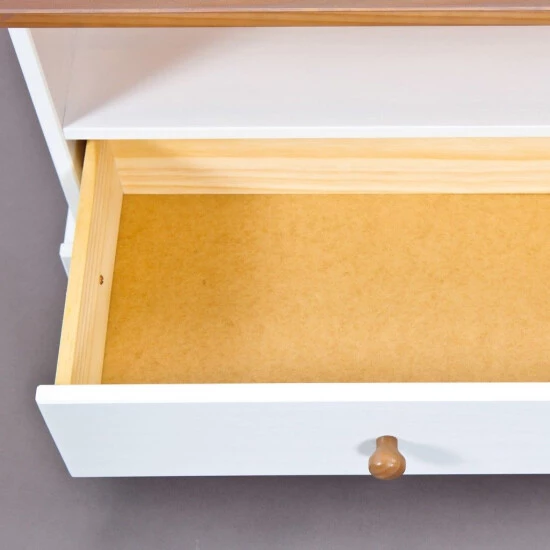 Großhandel ✔️ Inter Link TV Konsole Lowboard Westerland TV-12.2. Massivholz Weiss 3 Schubladen Inkl. Kabeldurchlass 🌟 8 Großhandel ✔️ Inter Link TV Konsole Lowboard Westerland TV-12.2. Massivholz Weiss 3 Schubladen Inkl. Kabeldurchlass 🌟 – Bild 6