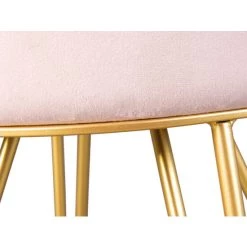 Schlussverkauf ❤️ Inter Link Design Sitzhocker Mit Wendepailletten Hocker Samt Altrosa Fußgestell Aus Metall 🤩 -Günstiges Interlink Geschäft unnamed file 805