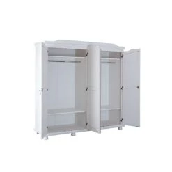 Neu 🔥 Inter Link Bauernschrank Isny 4-trg Kiefer Weiss 🧨 -Günstiges Interlink Geschäft unnamed file 858