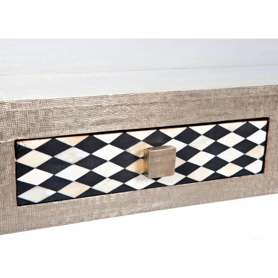 Neu ✨ Inter Link Couchtisch Beistelltisch Wohnzimmer Noida Metall Massivholz 2 Schubladen 🎉 5 Neu ✨ Inter Link Couchtisch Beistelltisch Wohnzimmer Noida Metall Massivholz 2 Schubladen 🎉 – Bild 3