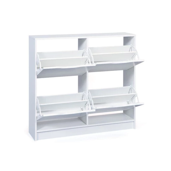 Besorgen 💯 Inter Link Schuhkipper WESTPHALEN SK4 Weiss Mit 4 Fächern Schuhschrank 🤩 4 Besorgen 💯 Inter Link Schuhkipper WESTPHALEN SK4 Weiss Mit 4 Fächern Schuhschrank 🤩 – Bild 2