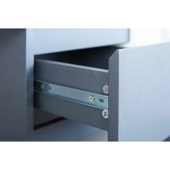 Budget ✔️ Inter Link Schreibtisch Homeoffice Bürotisch Megara MDF Weiss Inkl. Container 1 Schublade 1 Tür 👍 -Günstiges Interlink Geschäft unnamed file 980